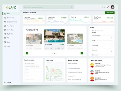 Real Estate Property Management Dashboard