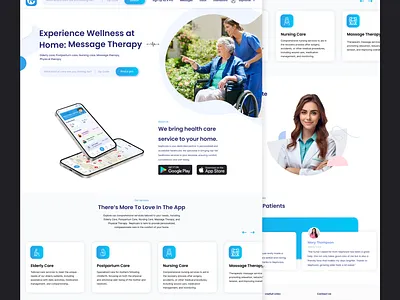 Medical Freelance Marketplace Landing Page