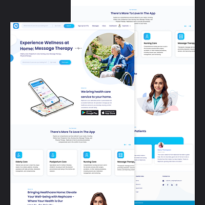 Medical Freelance Marketplace Landing Page