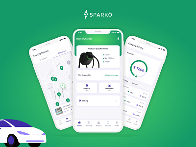 Sparko Mobile App mobile mobile app ui ux