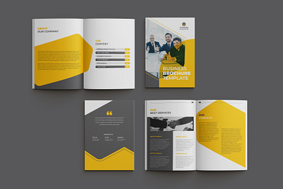 Brochure Template annual report booklet branding brochure design business card company profile design graphic design indesign layout logo magazine print printable template