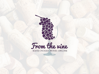From The Vine brand identity branding design graphic design illustration logo typography