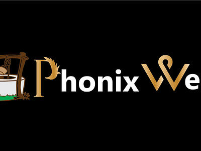 Logo Design (Phonix) abstract branding custom logo design graphic design illustration logo logo design phonix logo typography vector well logo