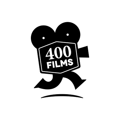 400 Films Logo graphic design logo