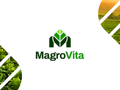 MagroVita - Logo Design agricuture design filed leaf leaflogo logo logomark nature