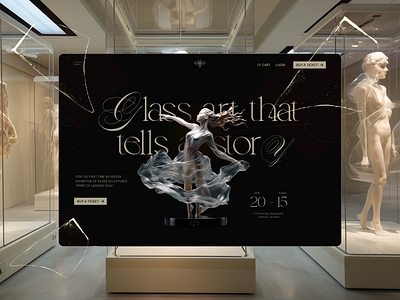 Online store "Glass art exhibition"