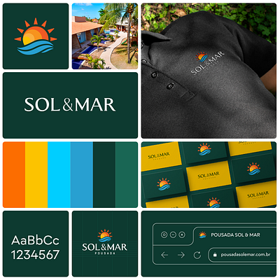 SOL & MAR branding graphic design identity logo vector