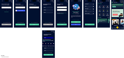 EduFund's Onboarding - Redesign using Spotify's design language fimga prototype ui