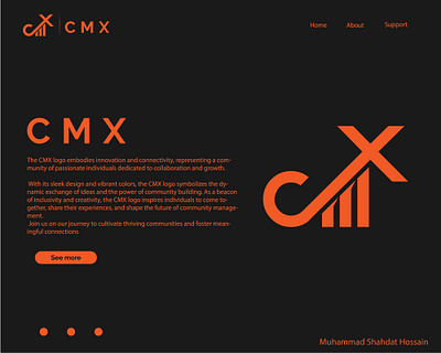 CMX logo | CMX letter logo design best design branding clean cmx cmx design cmxlogo design graphic design logo logo cmx ui