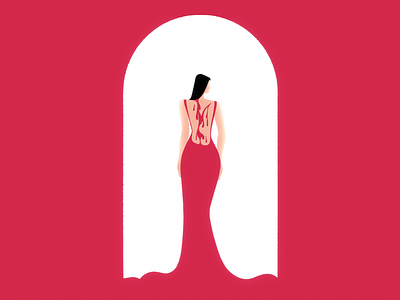 Victim 2d abuse character design flat girl graphic design illustration light negative space recursion vector victim window woman