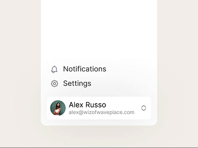 Seems like Alex has got a notification! 🔔 designlearning figma notification saas sidebar