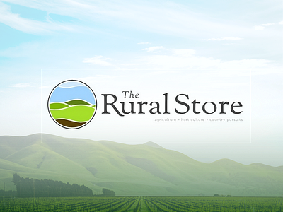 The Rural Store brand identity branding design graphic design illustration logo logomark typography