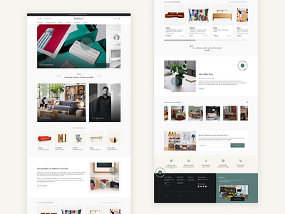 Habitat branding déco e commerce ecommerce eshop graphic design meubles produit refonte ui