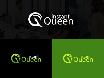 Instant Queen Logo Design & Branding 3d animation brand identity brand style guide branding branding design design fiverr free logo design graphic design illustration logo logo creation logo design logo design branding logo maker logodesigner logodesigners logodesigning ui