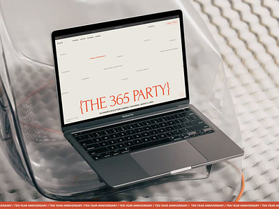 The Party 365 Landing Page ai music ai platform ai saas ai website animation landing page web design
