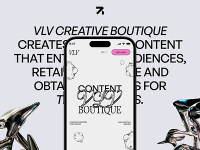 VLV Content boutique for brands | Website agency boutique branding corporate website design illustration landing ui uiux user interface ux vlv web webdesign website