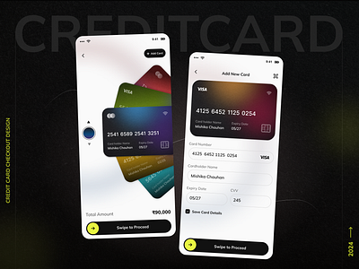 💳Credit Card Checkout - Daily UI#002 002 app application card card detail challenge checkout credit card daily dailyui design figma mobile online shopping pay payment payment information shopping ui ux