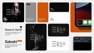 Elisa- Brand Identity branding graphic design ui
