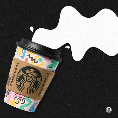 Starbucks-brutalism (packaging) 3d animation branding graphic design logo motion graphics ui