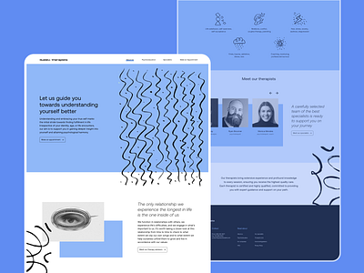 GuideU - website for psychotherapy studio illustrations office psychotherapy studio thetapists ui ux web website