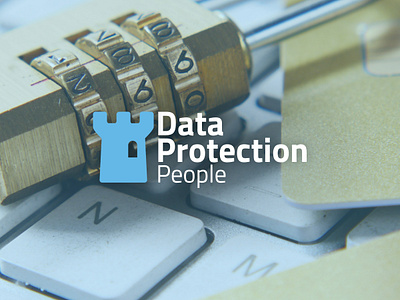 Data Protection People brand identity branding castle graphic design illustration logo logomark typography