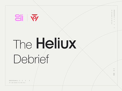 Heliux Debrief Episode ai b2b branding podcast early stage focus lab odi podcast startup brand visual identity