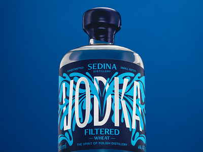 Sedina Vodka abstractpackaging bottledesign distillery flov graphic design label label design labeldesign logo modern packaging packaging sedina vodka