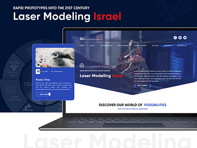 LMI - Website Design branding clean design laser logo modern new prototype ui web design website website design
