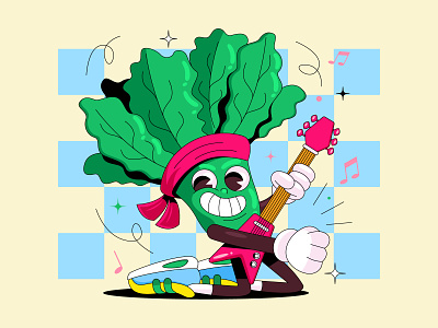 Cartoon Food 🥬 blueberry cartoon character design characters cherry cuphead disney food freepik fruit funny green greens illustration lemon lettuce mascot vintage yellow