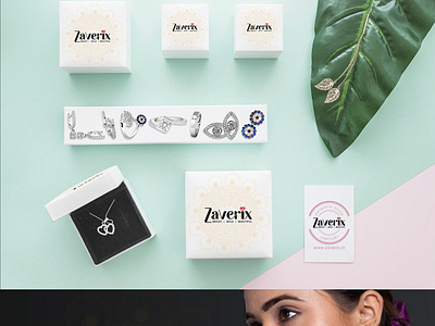 Zaverix branding creative creative design graphic design jewelry branding logo mobile packaging product design ui ui ux web