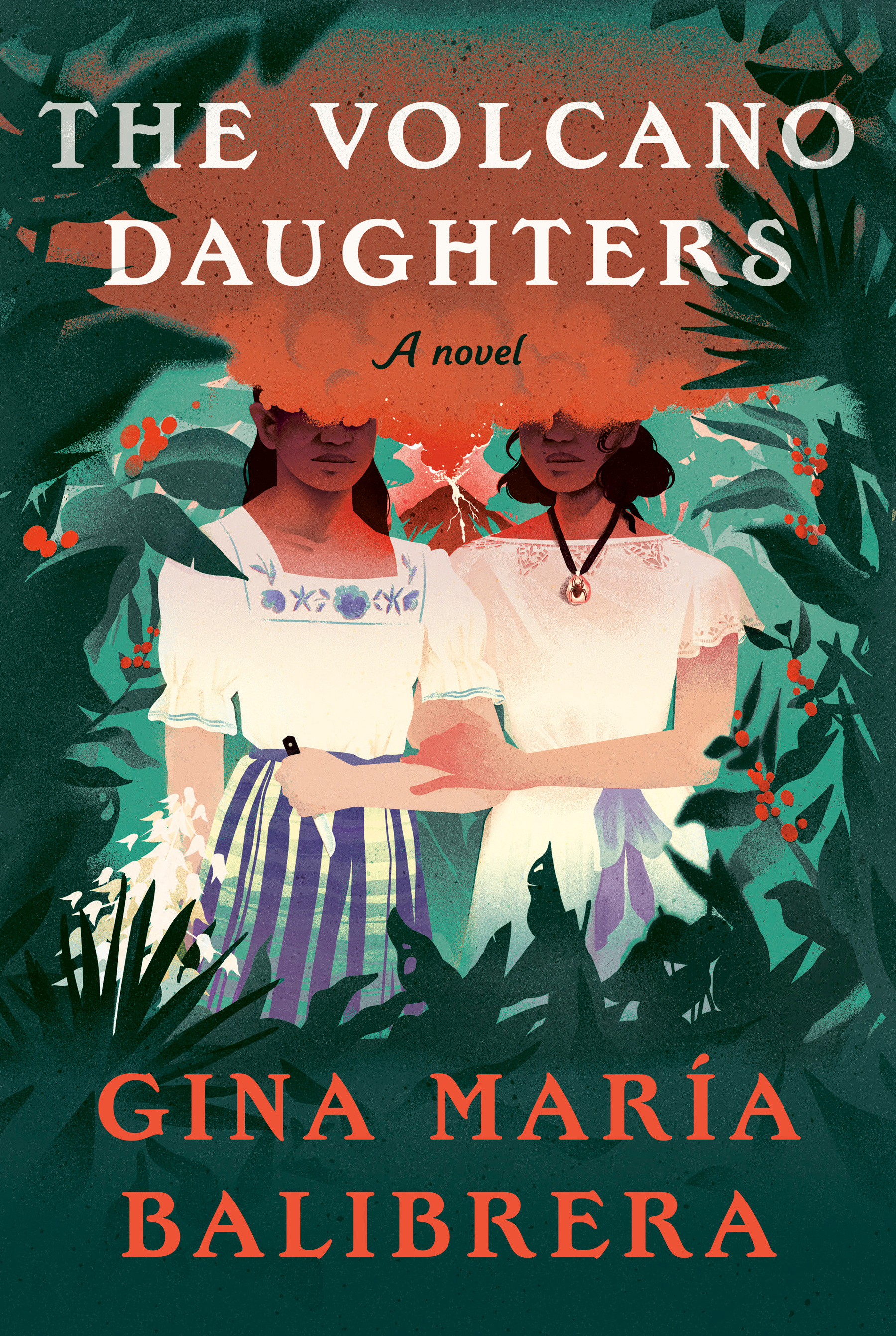 The Volcano Daughters 2d book cover conceptual digital eleni debo folioart illustration mystery narrative texture