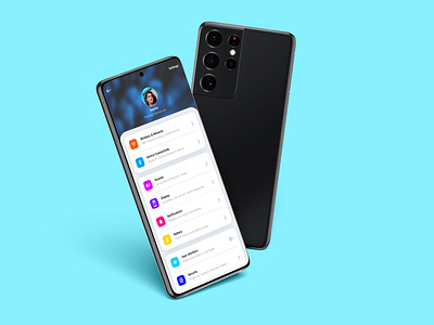 Daily UI Design Challenge | Day - 07 | Settings App UI illustration settings ui ux