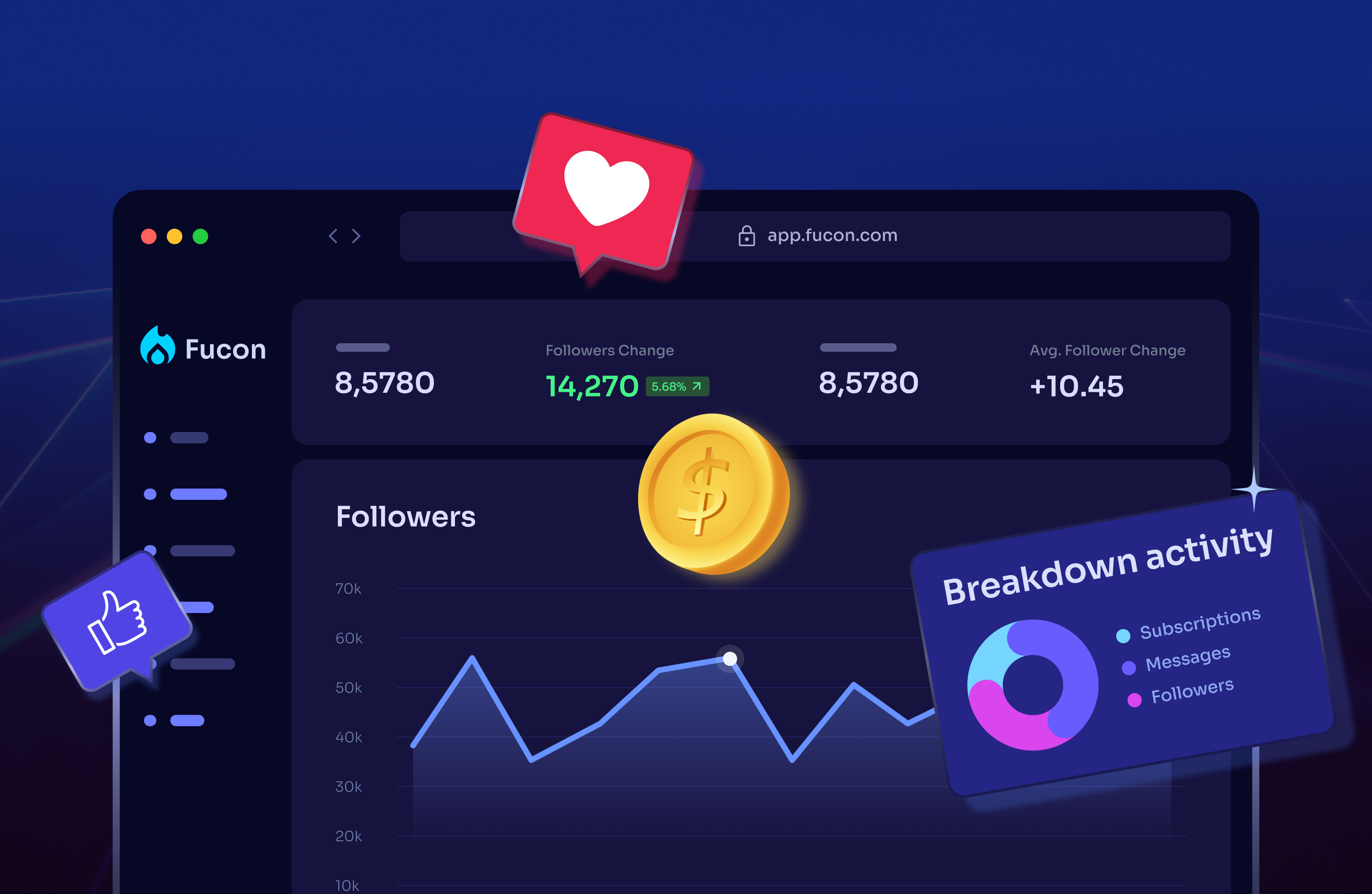 Social media Analytics tool illustration ai platform analytic analytics tools crm illustration media revenue