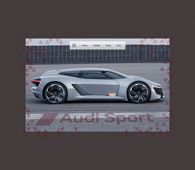 Audi Sport website design practice design graphic design ui ux web webdesign webdesigner website