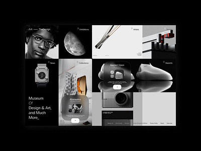 Art ⎯ TheDesign / Web Design (Prototype) branding graphic design logo prototyping social media uiux visual identity web design