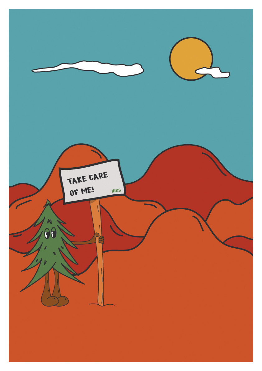 Nature Poster Design adobe illustrator graphic design nature poster design vector