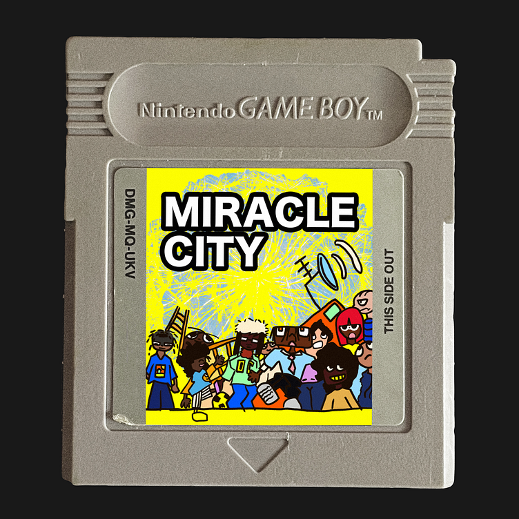 MIRACLE CITY PT2 GAMEBOY CARTRIDGE by James David on Dribbble