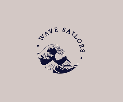 Wave Sailors branding design graphic design illustration logo vector