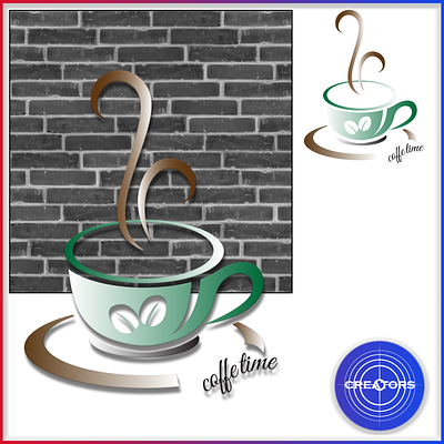 COFFEE TIME (LOGO) graphic design logo motion graphics