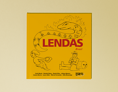 LENDAS (Brasil) book brasil diagramação folclore graphic design illustration ilustração livro