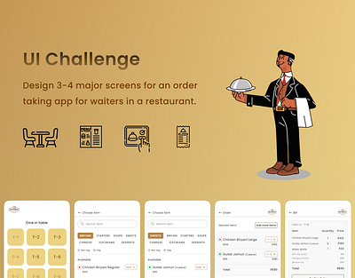 UI Challenge- Order taking app