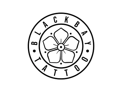 Blackbay tattoo design branding design graphic design illustration logo