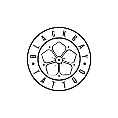 Blackbay tattoo design branding design graphic design illustration logo
