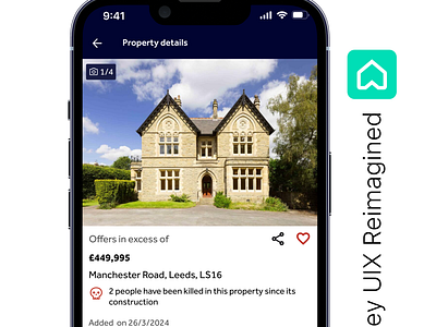 UIX Reimagined #12 - Rightmove murders design product design ui uixreimagined ux uxdesign uxsatire