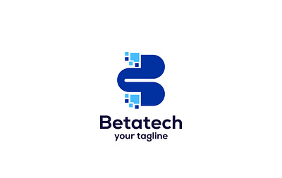 Letter B Tech Logo b b logo branding creative design graphic design icon letter b lettermark logo logo design logo inspire logos minimal tech techonology vector