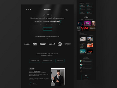 Agency web design branding graphic design ui