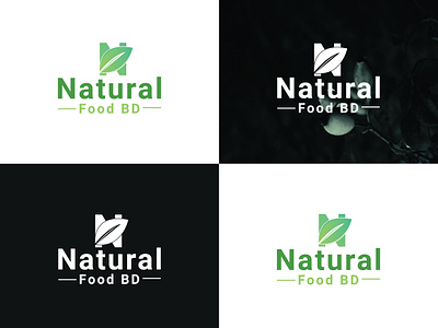 Natural | ​​​​​​​Food Logo Design branding business logo creative logo design food logo graphic design left logo logo logo design logo designer logos minimal logo natural logo organic logo unique logo