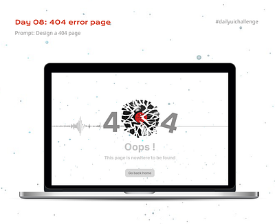 DailyUI- Day 08: 404 Error page dailyui dailyuichallenge design figma graphic design ui uiux
