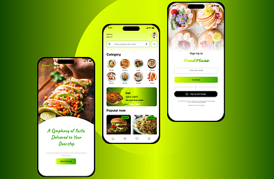 FOODFLARE Food delivery app branding design food food app food delivery logo online orders signin ui ux