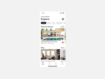 Explore - Magazine app app design design explore interface magazine ui ux